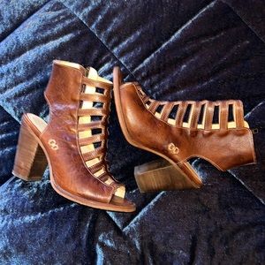 Bed Stu Occam Leather Heeled Sandal - 8